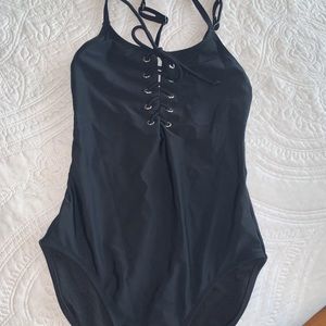 Never worn black one piece swim